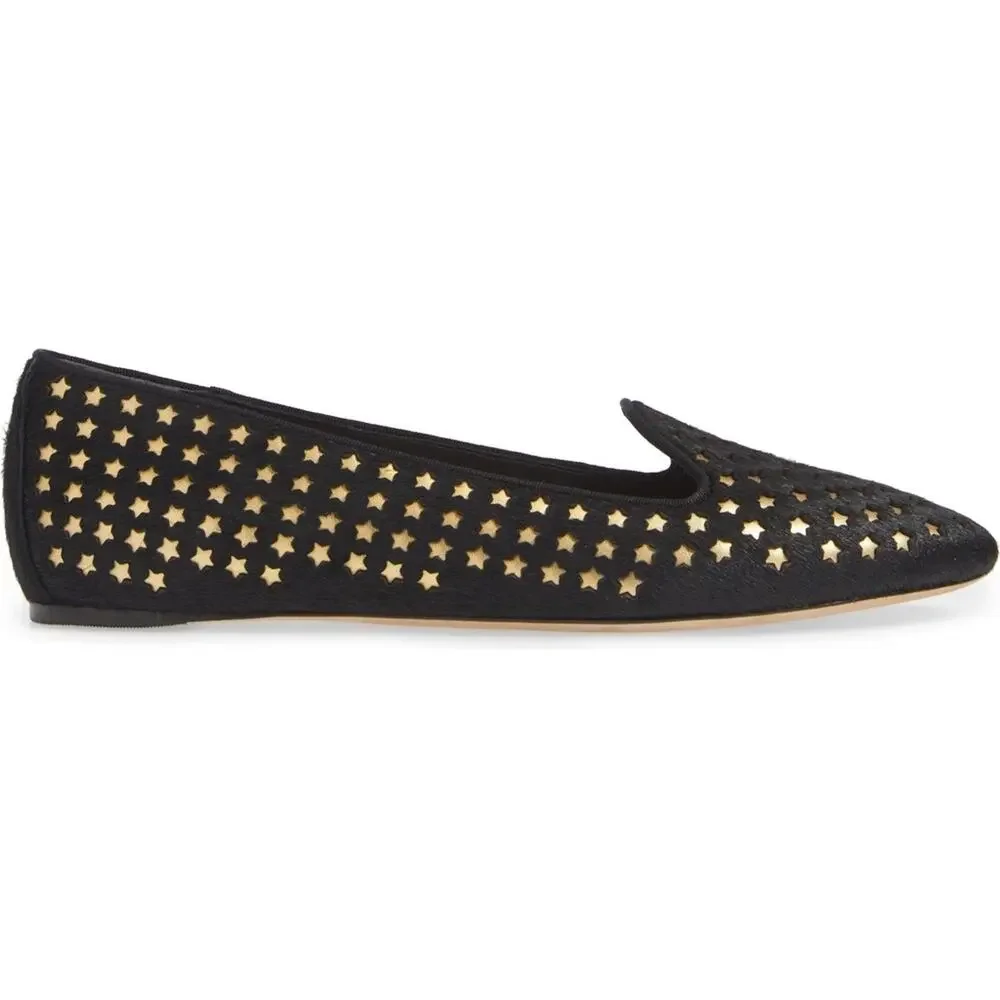 Tory Burch Olympia Star Genuine Calf Hair Loafer Size 6